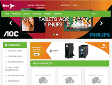 Tablet Screenshot of free-online.com.ar